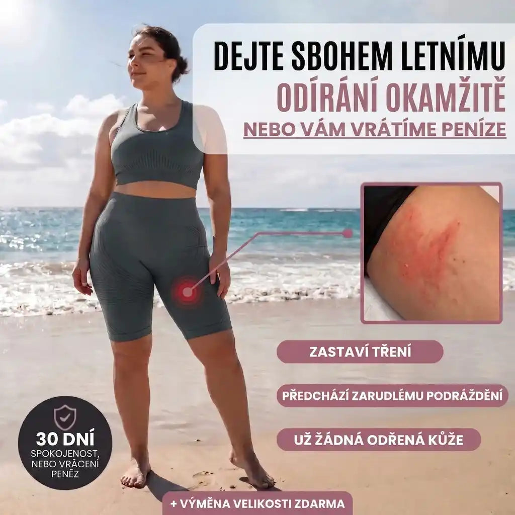 Krátké 3D legíny proti odírání