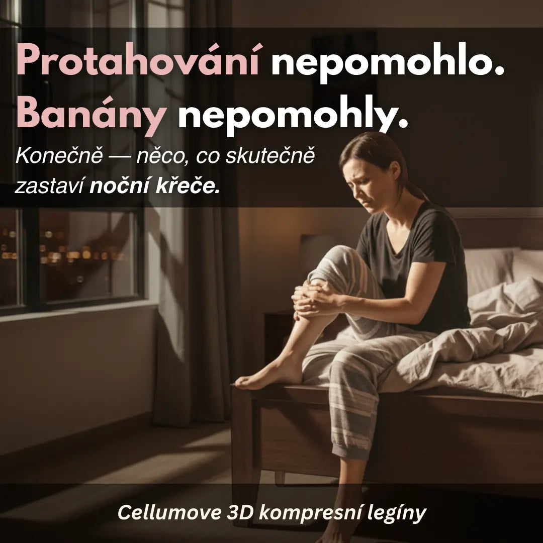 Cellumove 3D kompresní legíny – Více než 25 000 zákazníků konečně spí celou noc